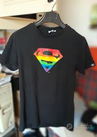 T-shirt Superman DC (L) Pride Rainbow LGBTQ+ *RARA