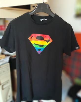 T-shirt Superman DC (L) Pride Rainbow LGBTQ+ *RARA