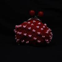 Borsellino portamonete all'uncinetto 