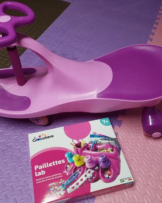 Scooter oscillante + giochi