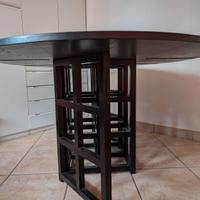 Tavolo in legno modulbile