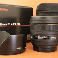 Sigma EX 50 F. 1.4 DG HSM per Canon