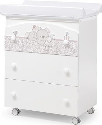 Cassettiera Fasciatoio Erbesi Birba Bianco