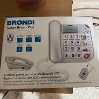 Telefono fisso per anziani Brondi Super Bravo Plus