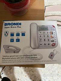 Telefono fisso per anziani Brondi Super Bravo Plus
