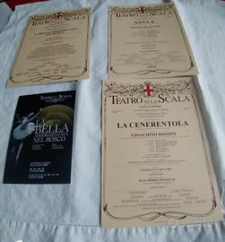 Locandine di opere e balletti, Teatro alla Scala