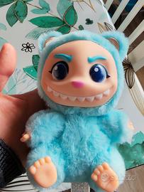 Peluche Onikuma Sky simile Labubu Azzurro gancio