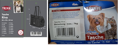 Borsa per cane Trixie