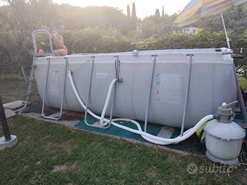 piscina Bestway 4x2 + pompa e accessori 