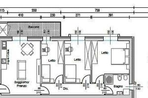 Appartamento di 102 m² con 4 locali e box auto a R