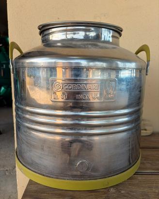 Bidone inox cordivari 30 litri