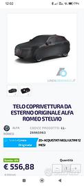 Telo copri auto Alfa Romeo Stelvio