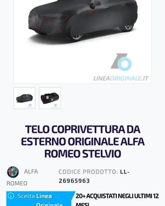 Telo copri auto Alfa Romeo Stelvio