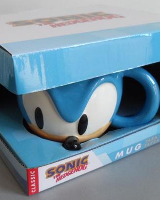 Tazza ceramica Sonic 3D modello Mug 355 ml-NUOVA