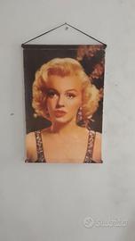 Poster in tela cerata Marylin Monroe