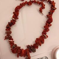 Collana Corallo Rosso Mediterraneo Naturale Sardo