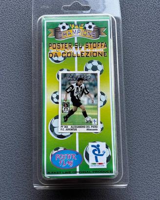 Poster in stoffa Del Piero Juventus 75x110 nuovo