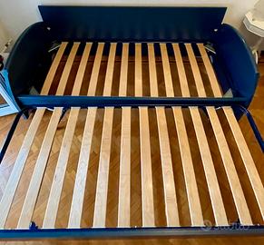 Letto singolo con letto estraibile