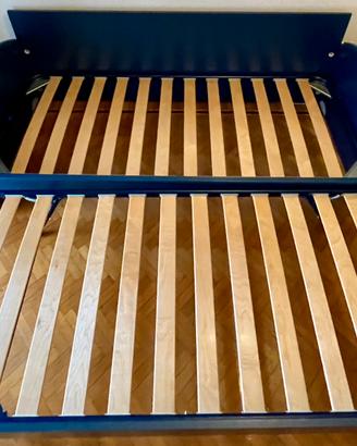 Letto singolo con letto estraibile