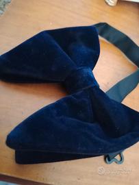 papillon lusso blu velluto