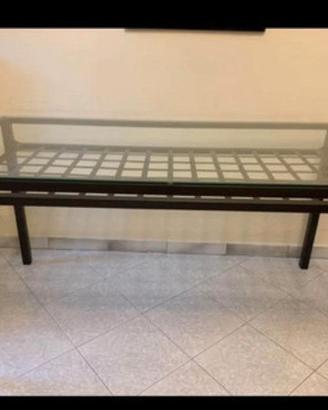 Tavolo IKEA in vetro e ferro battuto - Granas