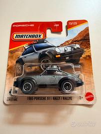 NUOVO Matchbox 1985 Porsche 911 Rally – 1/64