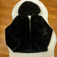 Pellicciotto sintetico nero