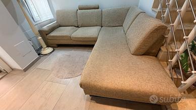 divano  4 posti con chaise lounge