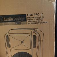 (COPPIA) DIFFUSORI ATTIVI cass Audio Design Pro 10