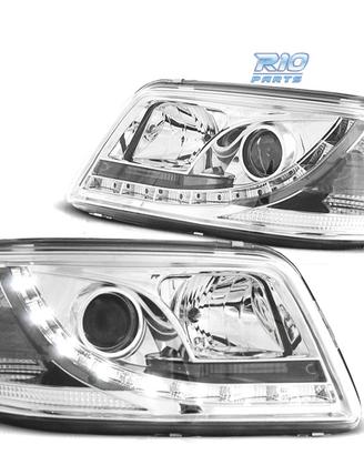 FARI PER VOLKSWAGEN VW T5 03-09 DAYLIGHT CROMATI