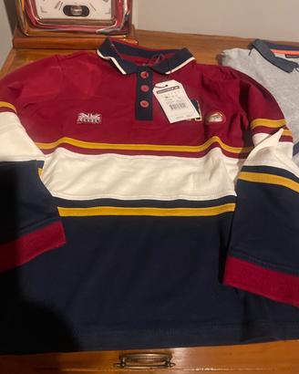 2 polo cotone anni 8 nuove bimbo