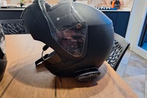 coppia di caschi da moto con interfono