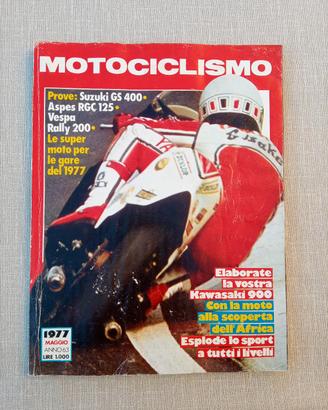 Rivista Motociclismo Maggio 1977 Vespa Rally 200