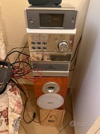 Stereo Philips con lettore cd e cassette