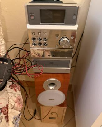 Stereo Philips con lettore cd e cassette