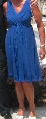 Abito da Cerimonia in Seta Blu