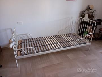 letto ikea allungabile  con rete
