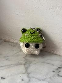 Portachiavi Amigurumi Fungo Ranocchia