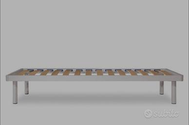 RETE A DOGHE E MATERASSO SINGOLO