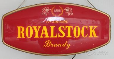 TABELLA LUMINOSA PUBBLICITARIA ANNI 60 DA INTERNO