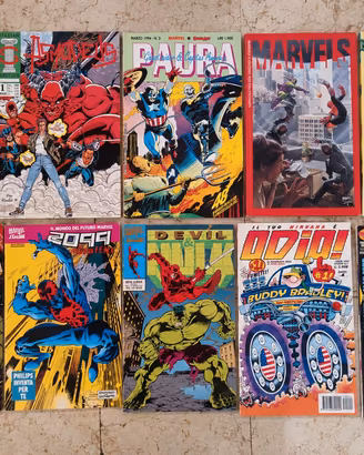 Lotto 10 fumetti Marvel e DC