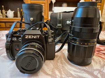 Fotocamera Reflex Zenit 122 + obiettivo Jupiter 21