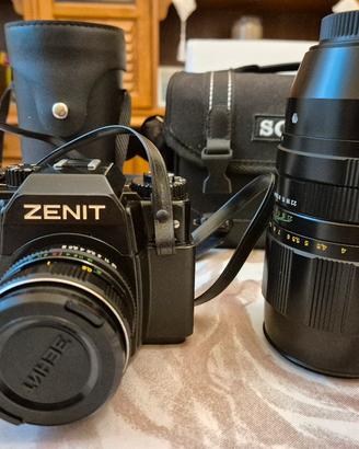 Fotocamera Reflex Zenit 122 + obiettivo Jupiter 21