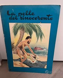 Libro vintage bambini la pelle del rinoceronte