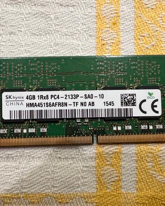 RAM Laptop SK Hynix 4GB DDR4 2133MHz