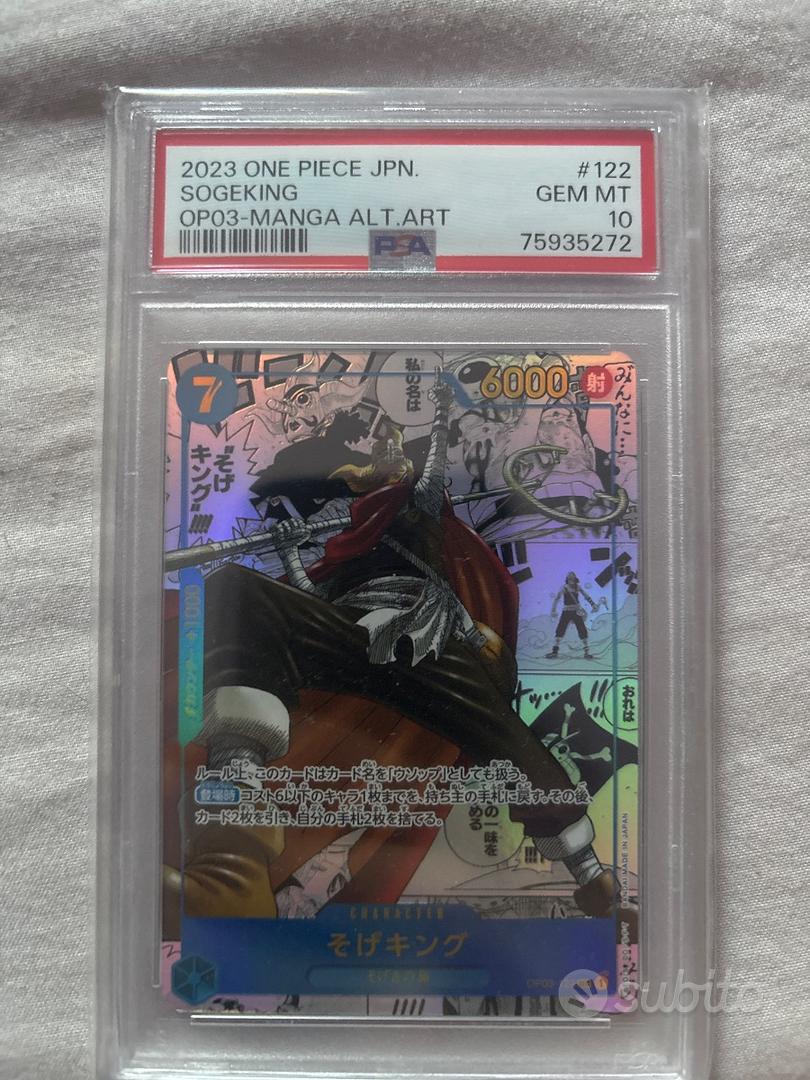 Sogeking PSA 10 2023 One piece Japanese #OP03-122 - Collezionismo