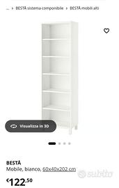 Besta libreria bianca Ikea