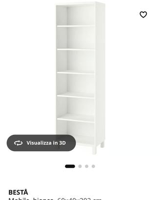 Besta libreria bianca Ikea