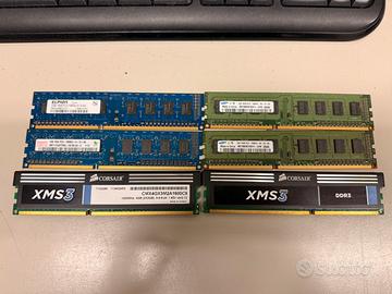 Lotto 9GB RAM DDR3 PC Fisso
