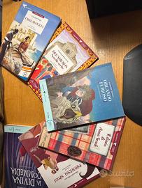 Lotto di 6 libri classici (edizioni ridotte)